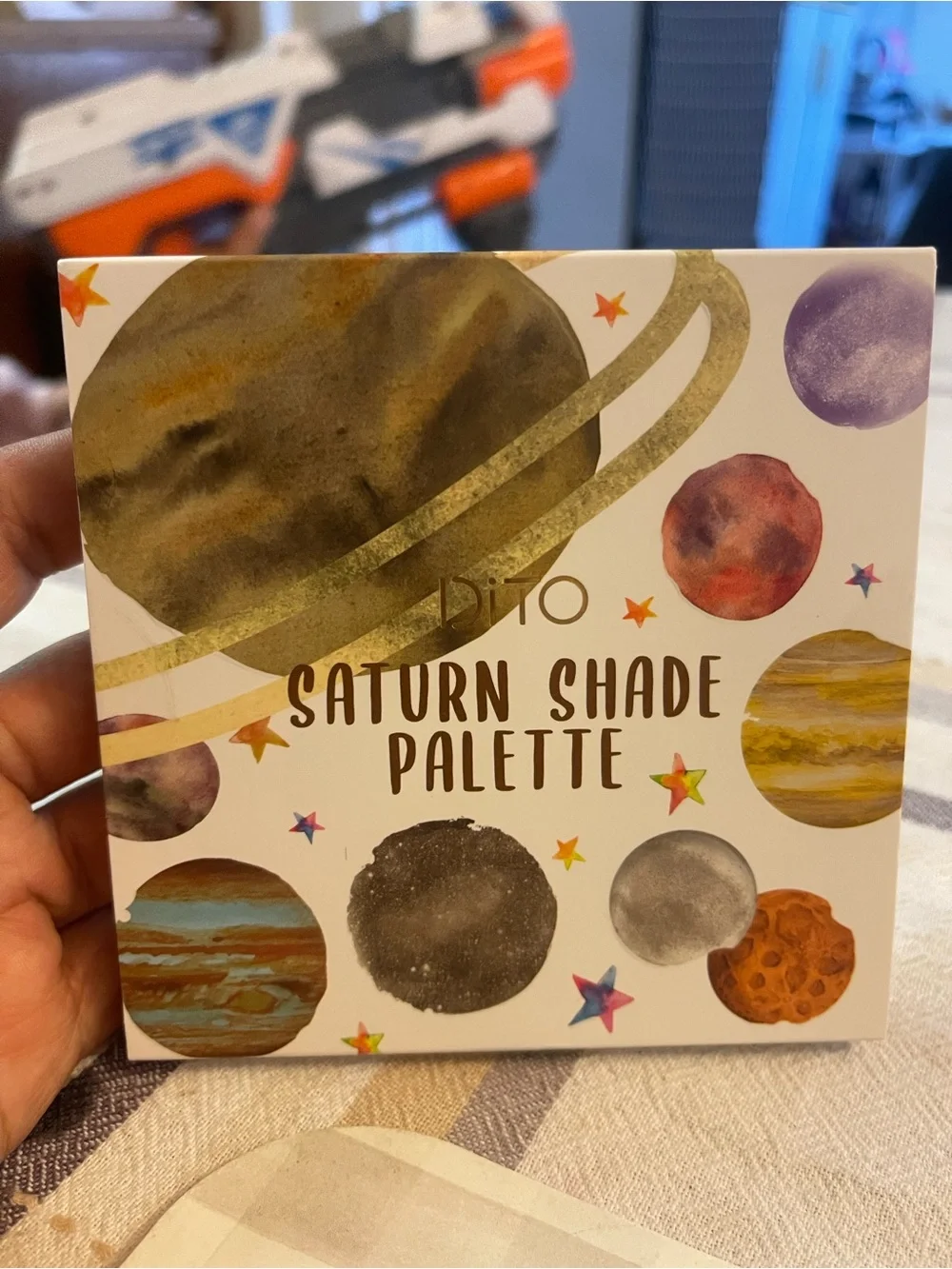 Saturn Shade Palette — Warm Pink, Copper & Gold Eyeshadows